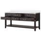 Lexora Home Norwalk 72" Double Bathroom Vanity in Brown Oak with White Quartz Top and Rectangular Sinks, , large