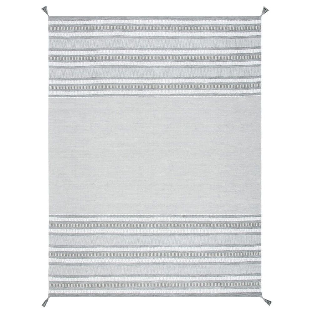 Safavieh Montauk MTK214F 9" x 12" Grey and Ivory Area Rug, , large
