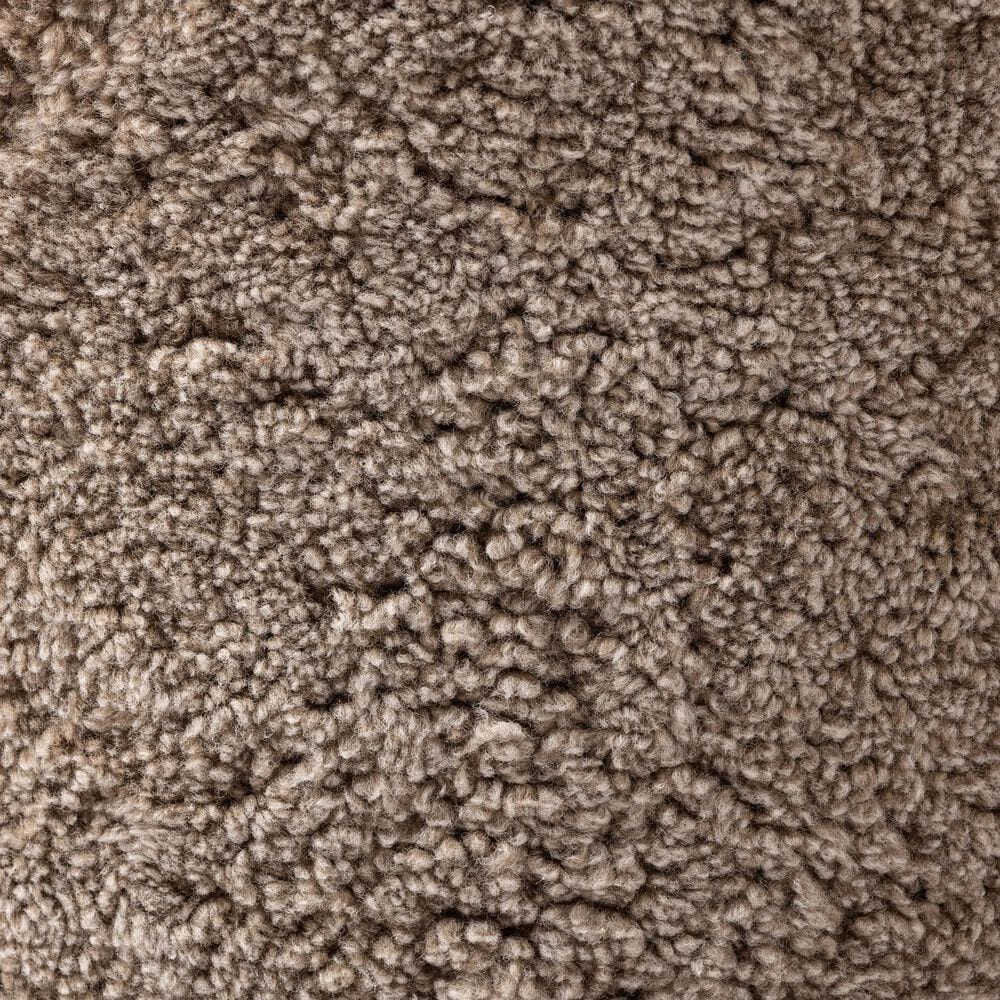 Four Hands Aurora Swivel Chair in Taupe Shearling, , large