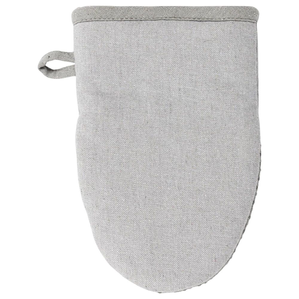 MuKitchen Chambray Mini Mitt in Lunar Gray, , large