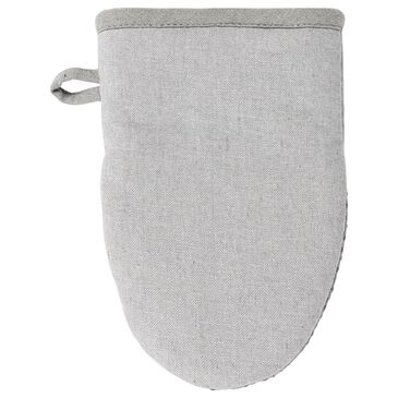 MuKitchen Chambray Mini Mitt in Lunar Gray, , large