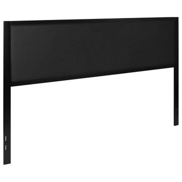 Flash Furniture Melbourne King Upholstered Headboard in Black, , large