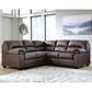 Ashley WillowBend 2-Piece Symmetrical Sectional with RAF Sofa in Umber, , large