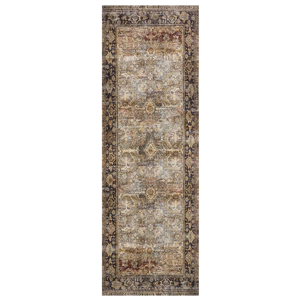 Loloi II Layla LAY-03 2"6" x 7"6" Olive and Charcoal Runner, , large