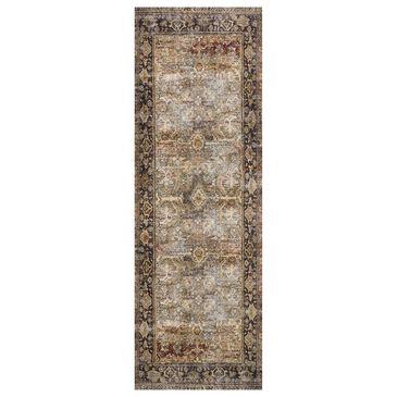 Loloi II Layla LAY-03 2"6" x 7"6" Olive and Charcoal Runner, , large