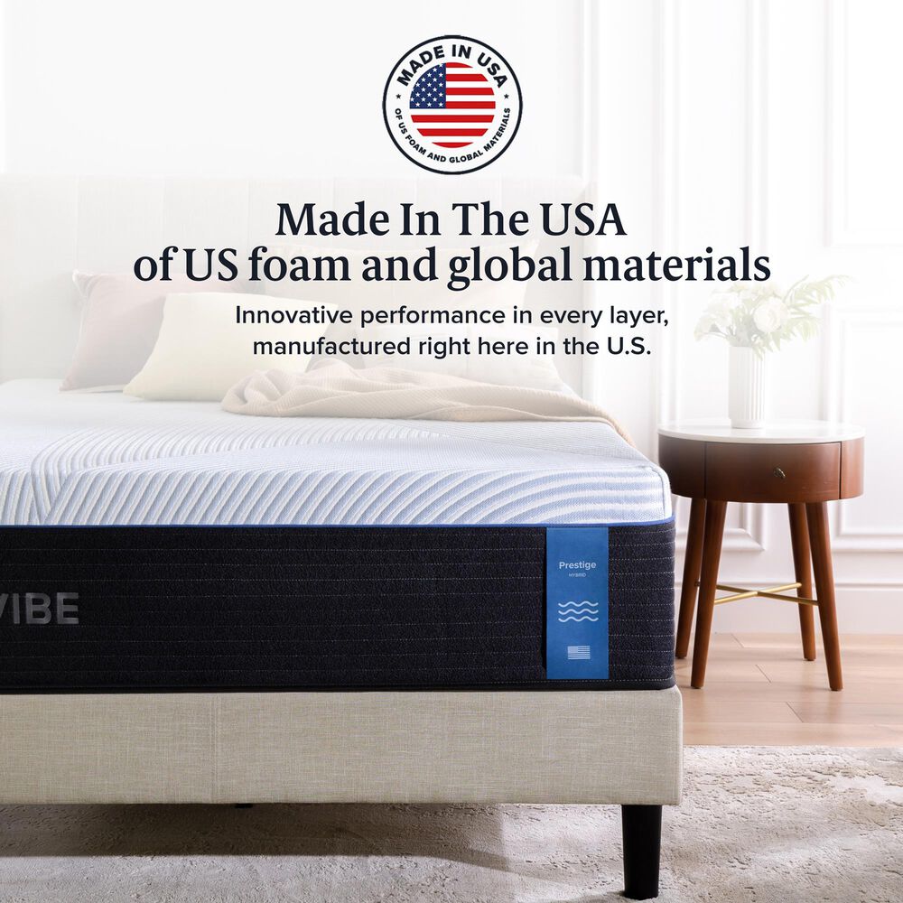 GigaCloud Prestige 14&quot; Medium Plush Hybrid Twin Mattress, , large