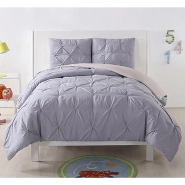 Pem America My World Kids 3-Piece Full/Queen Pleated Comforter Set in Lavender and Blush, , large
