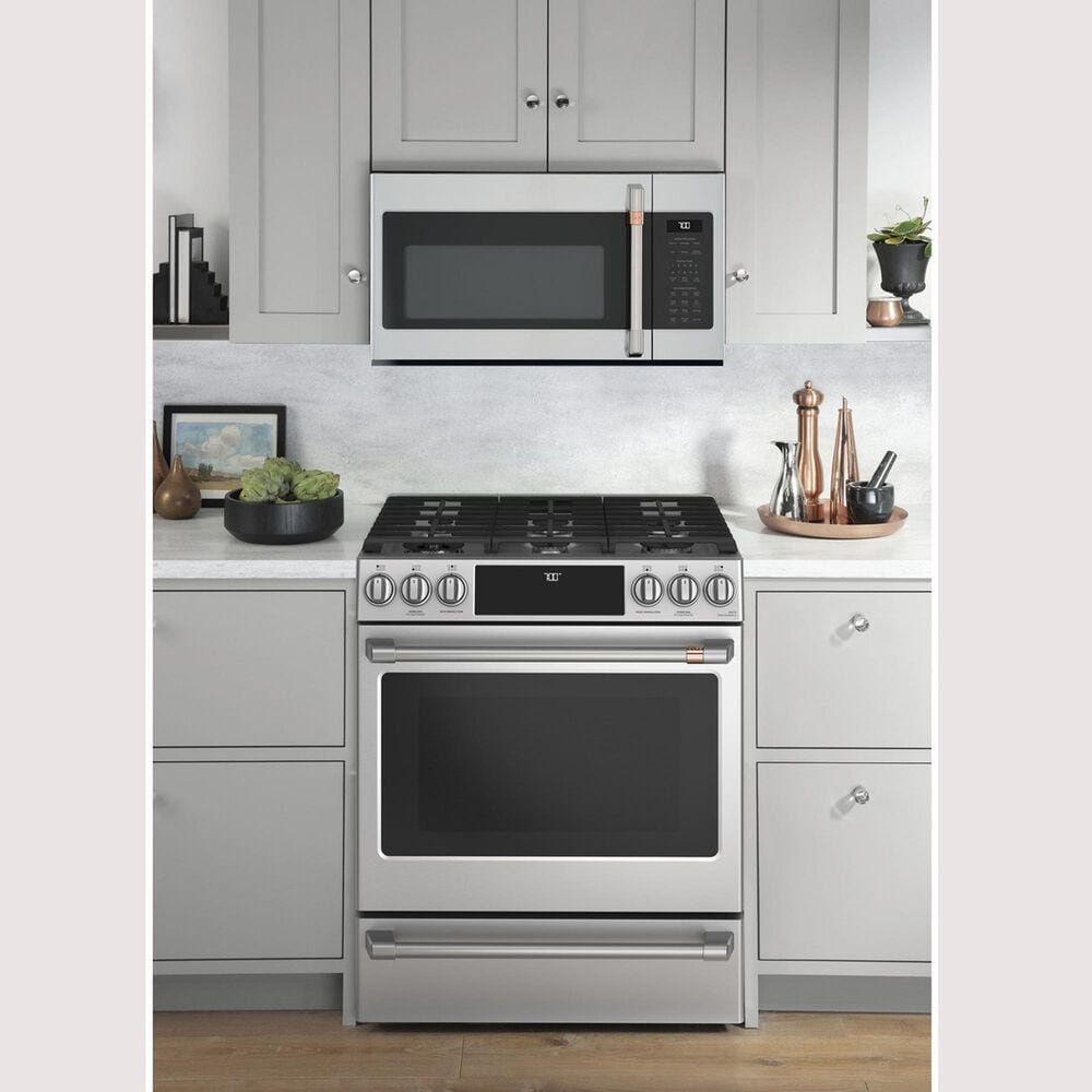 Cafe 1.9 Cu. Ft. Over-the-Range Microwave Oven in Stainless Steel, , large