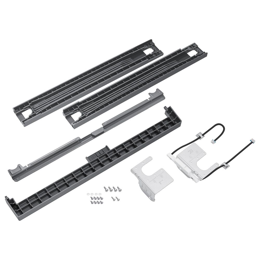 Samsung Bespoke Bespoke Stacking and MultiControl Combo Kit in Silver Steel, , large