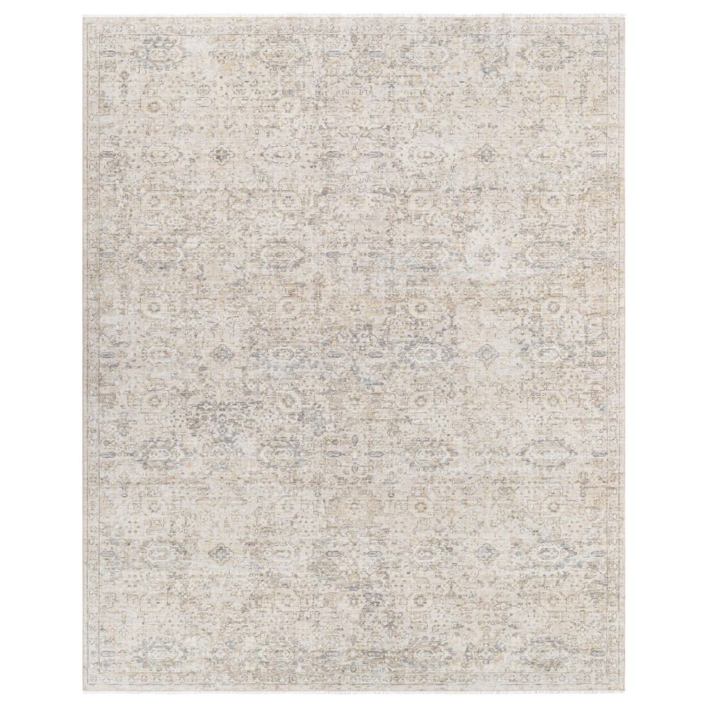 Surya Once Upon a Time Light Gray, Ivory, Tan, Gray and Light Brown 8'10" x 11'10" Area Rug, , large