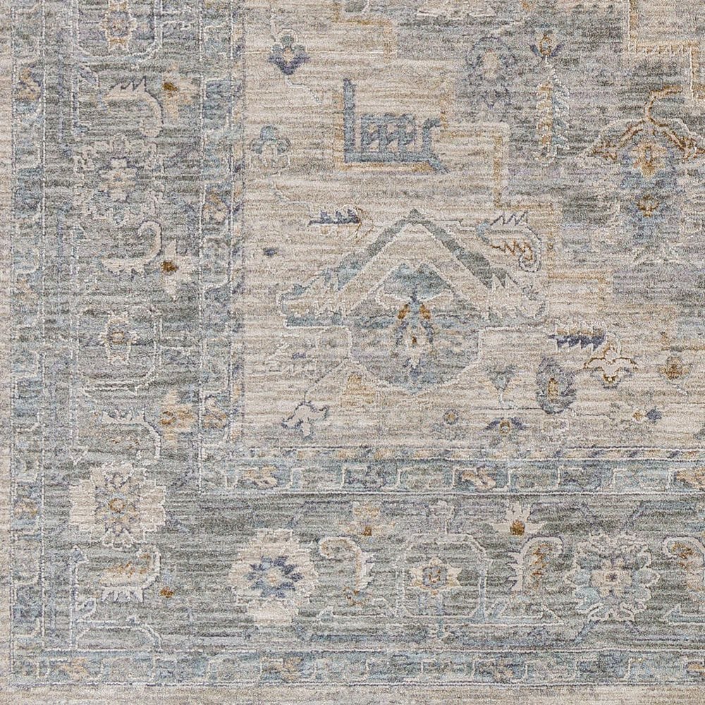 Surya Avant Garde 2&#39;7&quot; x 4&#39; Gray, Beige and Denim Area Rug, , large