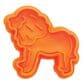 Mrs. Anderson"s Baking Animal Cracker Cookie Cutters in Blue, Orange and Yellow (Set of 4), , large