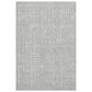 Dalyn Rug Company The Reserve TR12 Silver 9" x 12" Indoor/Outdoor Area Rug, , large