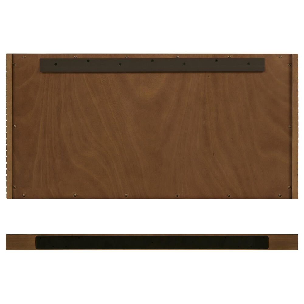 James Martin Vanities Marcello 36" Single Bathroom Vanity in Chestnut with 3 cm Eternal Jasmine Pearl Quartz Top and Rectangular Sink, , large