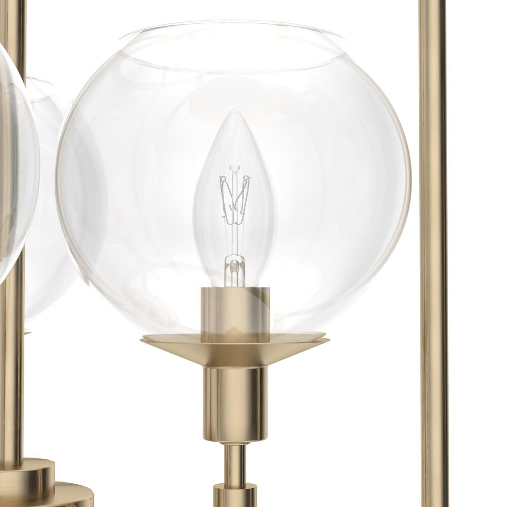 Hunter Xidane 3-Light Foyer Lantern in Alturas Gold, , large