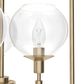 Hunter Xidane 3-Light Foyer Lantern in Alturas Gold, , large
