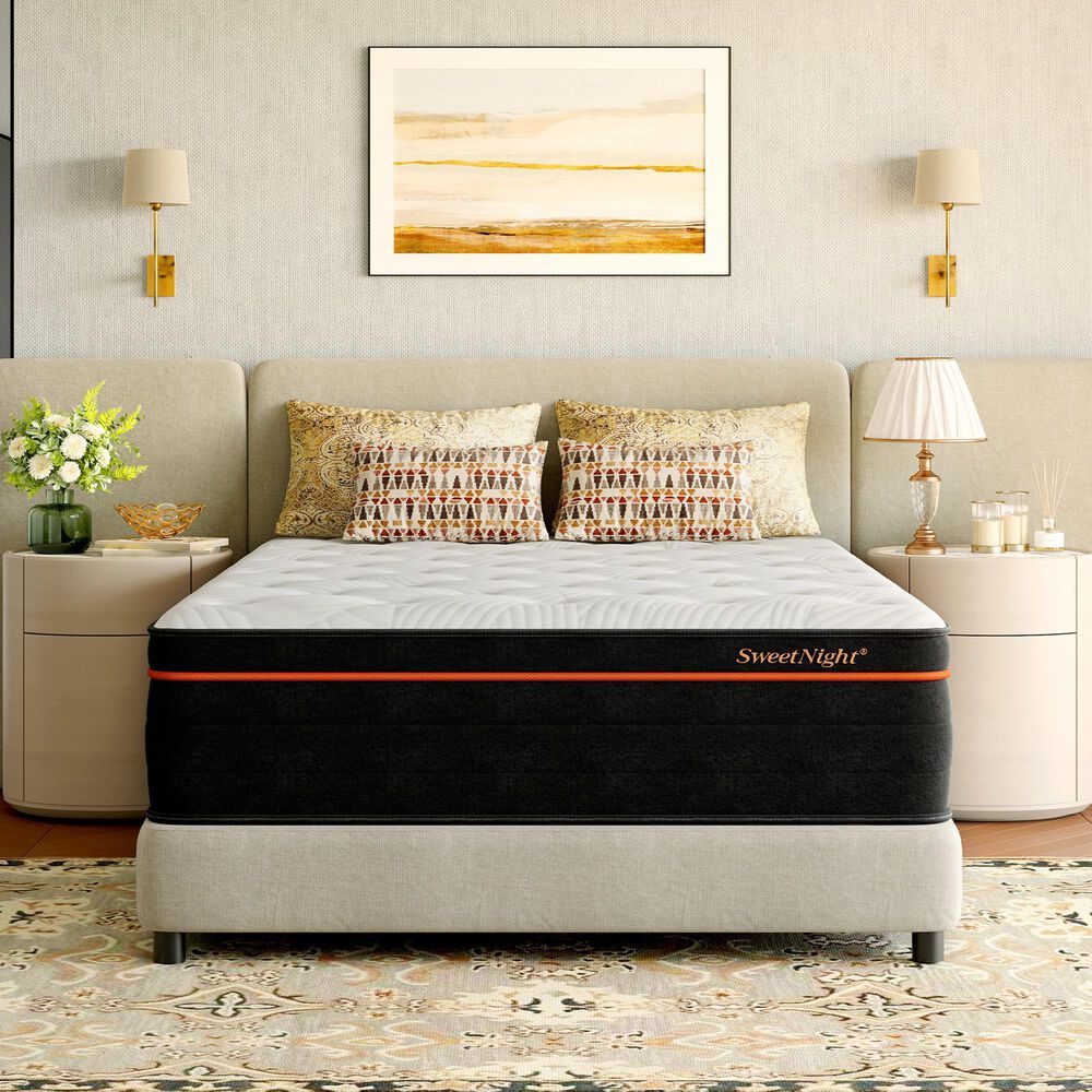 SweetNight Twilighty 14" Medium King Mattress in a Box, , large