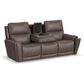 Flexsteel Carter Power Reclining Sofa with Power Headrest and Lumbar in Cappuccino, , large