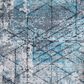 Kas Oriental Rugs Roxy Genesis 2" x 7" Blue and Grey Runner, , large