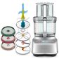 Keystone Paradice 16-Cup Food Processor in Brushed Stainless Steel, , large