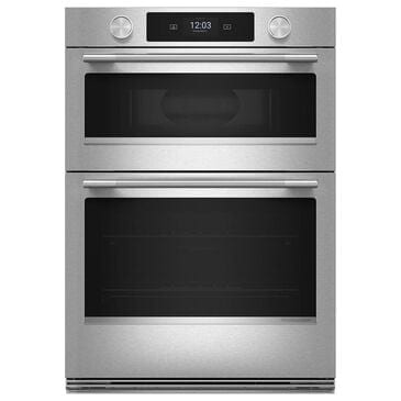 KitchenAid 6.4 Cu. Ft. Smart Electric Combo Wall Oven with Intelligent Cooking Camera in PrintShield Stainless Steel, , large