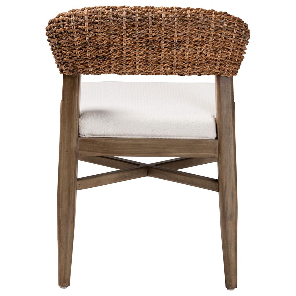 Baxton Studio Chloe Side Chair in Walnut Brown and Natural Brown, , large