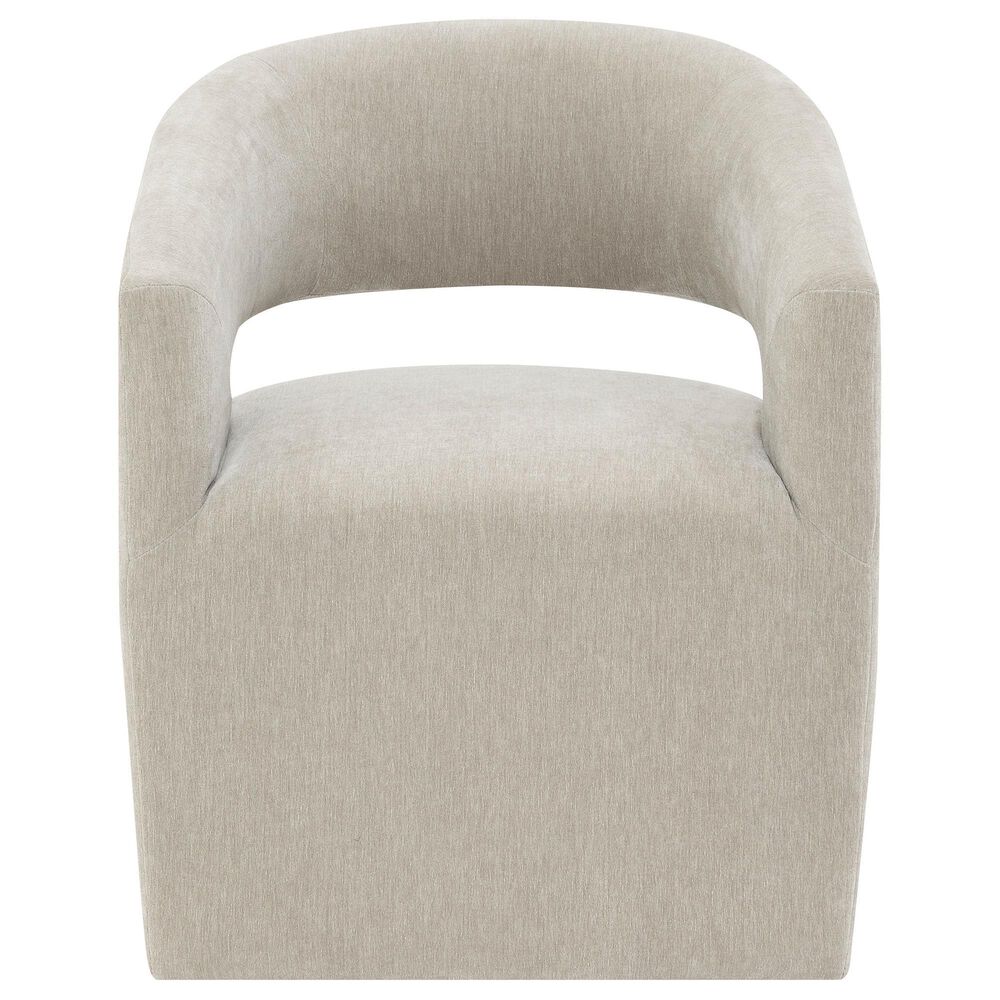 Furniture of America Rivena Modern Arm Chair with Casters in Taupe, , large