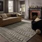Loloi Bleecker Sage and Granite 9"2" x 13" Area Rug, , large