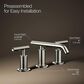 Kohler Purist Widespread Bathroom Sink Faucet in Vibrant Polished Nickel, , large