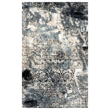 Art Carpet Titanium 5" x 7" Navy Blue Area Rug, , large