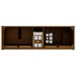 James Martin Bellshire 72" Double Bathroom Vanity in Honey Oak with 3 cm Ethereal Noctis Silestone Top, Rectangular Sinks and FreePower Wireless Charger, , large