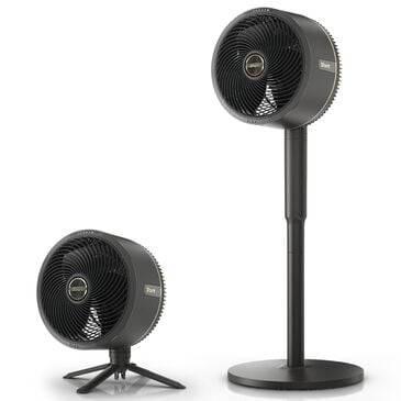 Shark FlexBreeze Indoor/Outdoor Pedestal and Table Fan with Cover in Dark Grey, , large