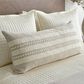 Ann Gish Echelon 16" x 36" Lumbar Throw Pillow in Natural, , large