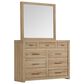 Riva Ridge Modern Loft 3-Piece Queen Storage Bedroom Set in Khaki, , large
