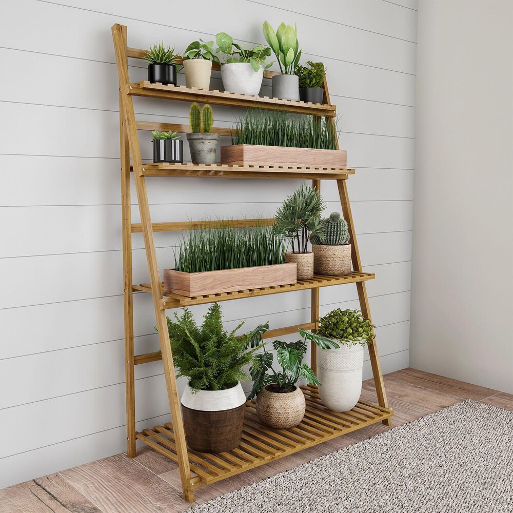 Herb Plant Stand from a Stand Up Shower Caddy