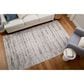 Feizy Vancouver 39NTF 5" x 8" Beige and Brown Area Rug, , large
