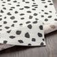 Surya Moroccan Shag Black and White 5"3" x 7"3" Area Rug, , large