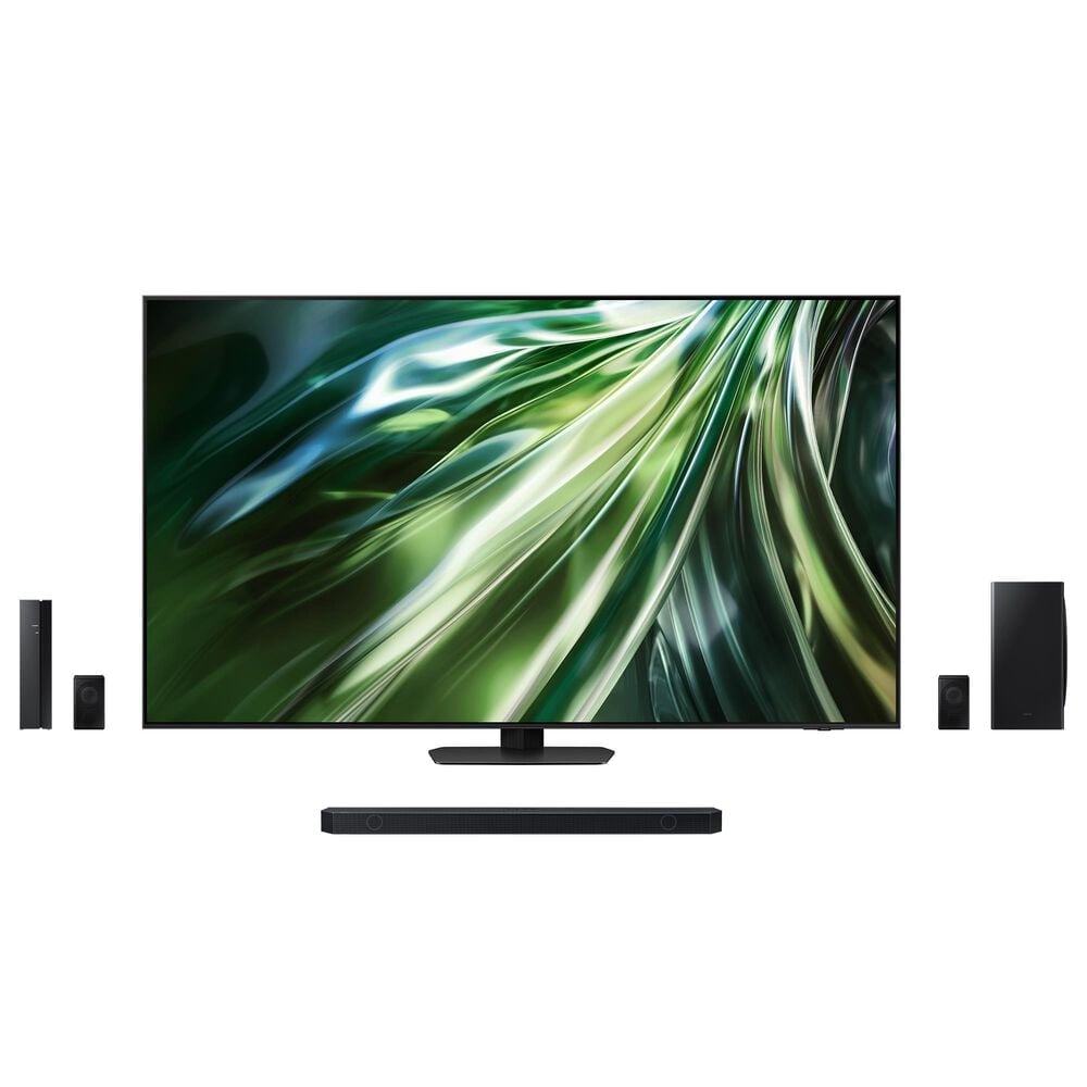 Samsung 98" 4K QLED w/Soundbar Sys, , large