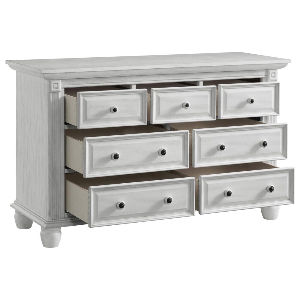 Oxford Baby London Lane 7-Drawer Dresser in Vintage White, , large
