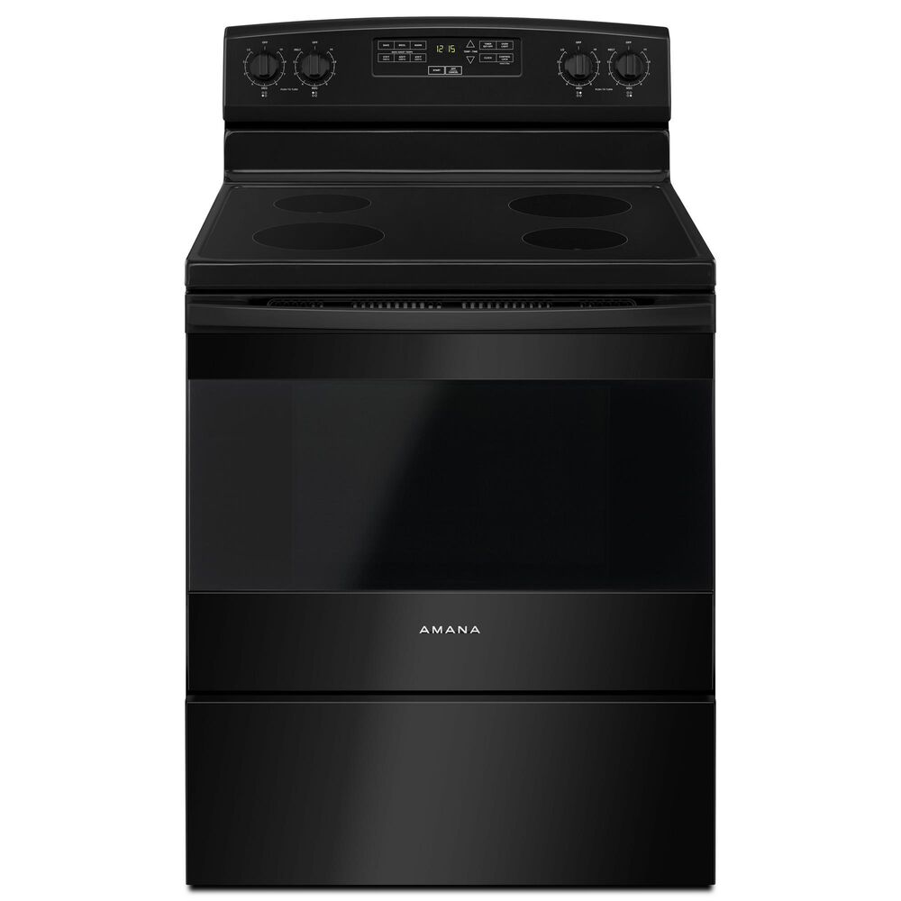 Amana Amana 4.8 Cu. Ft. 30" Smoothtop Electric Range with Extra-Large Oven Window in Black, , large
