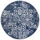 Surya Granada GND-2311 8" Round Dark Blue, Denim and Ivory Area Rug, , large