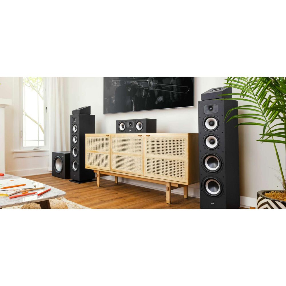 Polk Audio Height Speaker for Dolby Atmos in Black &#40;Pair&#41;, , large