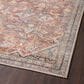 Loloi Adrian 2" x 5" Rust and Denim Area Rug, , large