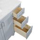 37B Lucerne 48" Single Bathroom Vanity in Soft Blue with Marble Top and Backsplash, , large