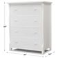 Sorelle Princeton 4-Drawer Chest in White, , large