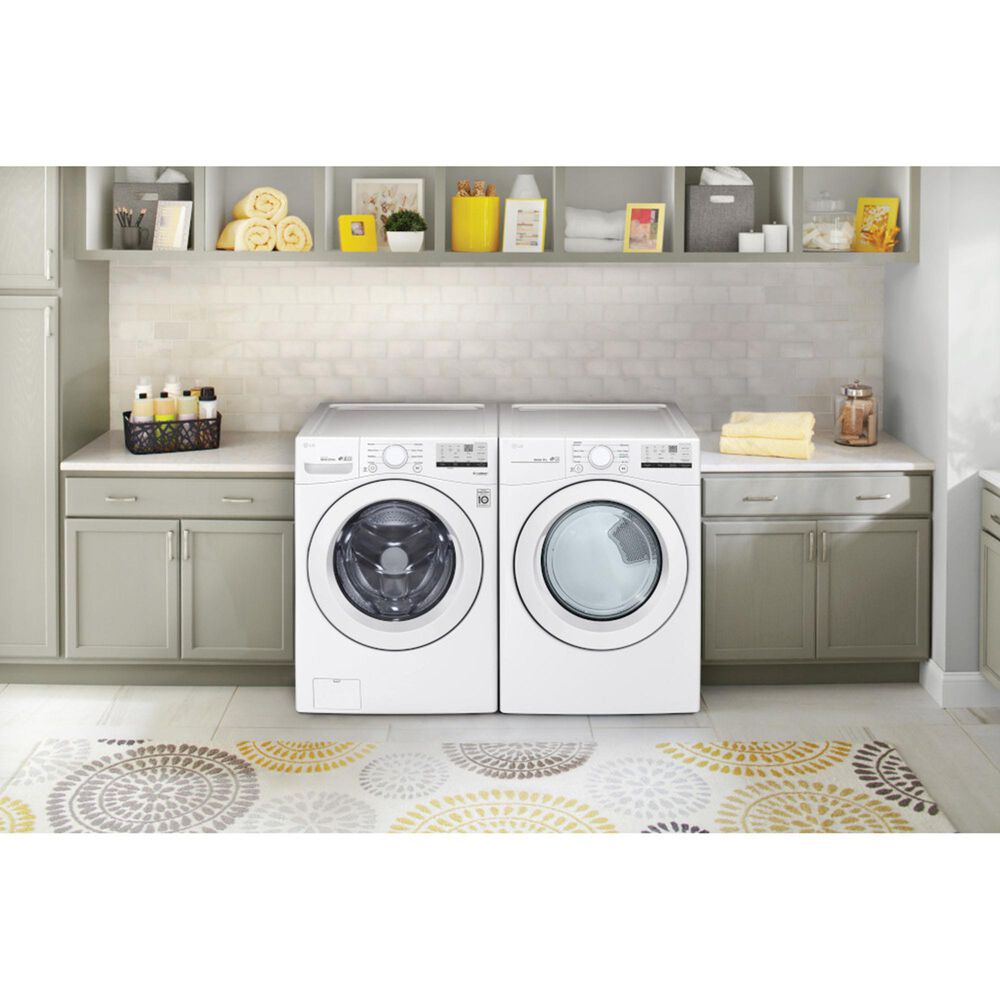 LG 7.4 Cu. Ft. Ultra Large Capacity Gas Dryer in White, , large