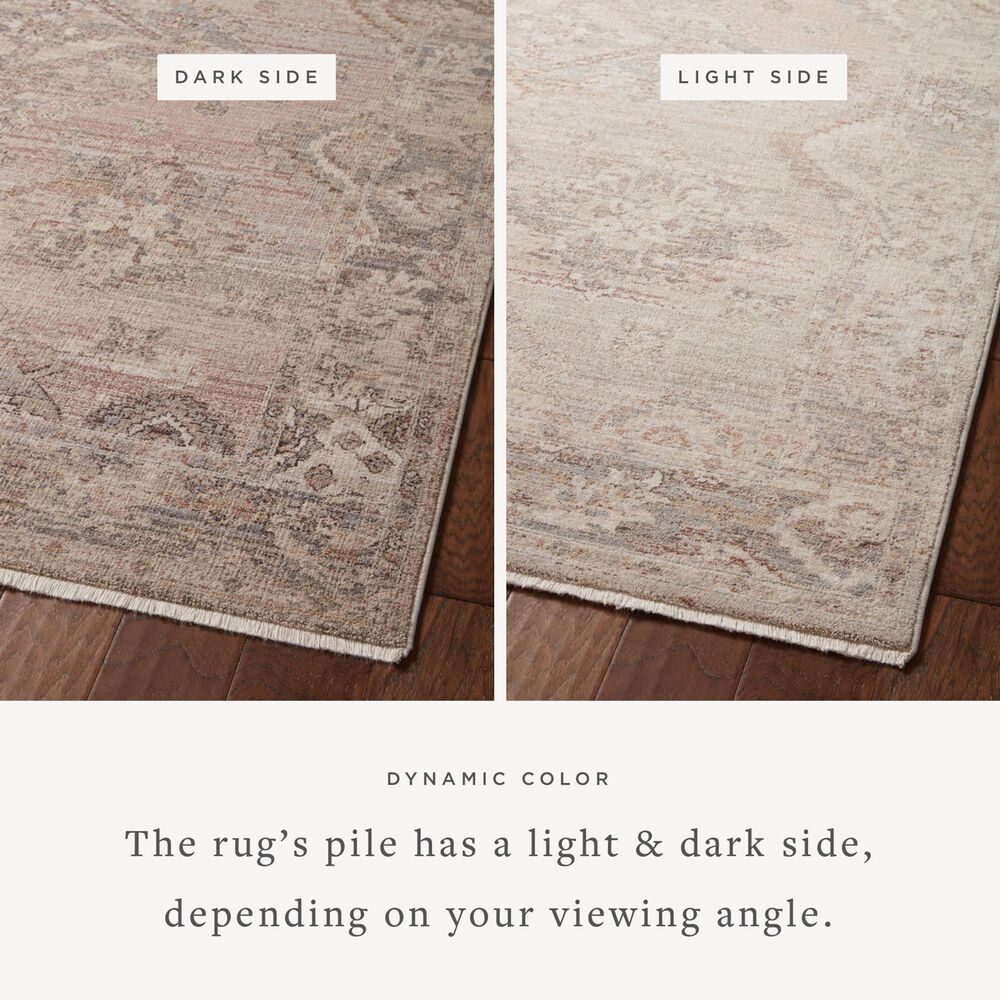 Loloi Lyra 11&#39;6&quot; x 15&#39;7&quot; Blush and Dove Area Rug, , large