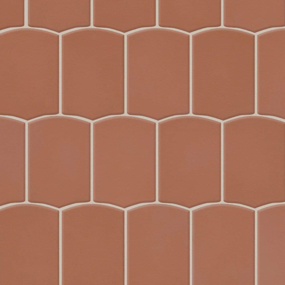 Shaw Embrace Sunset 10" x 10.75" Glass Mosaic Sheet, , large