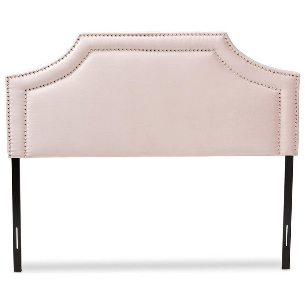 Baxton Studio Avignon Full Headboard in Pink, , large