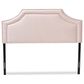 Baxton Studio Avignon Full Headboard in Pink, , large